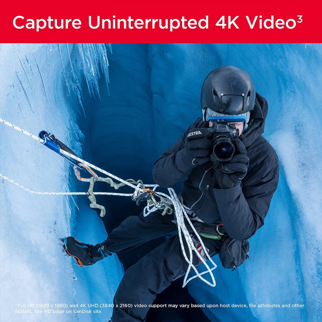 کارت حافظه SDXC سن دیسک مدل Extreme PRO ظرفیت 256 گیگابایت – 200MB/s — تصویر ۴