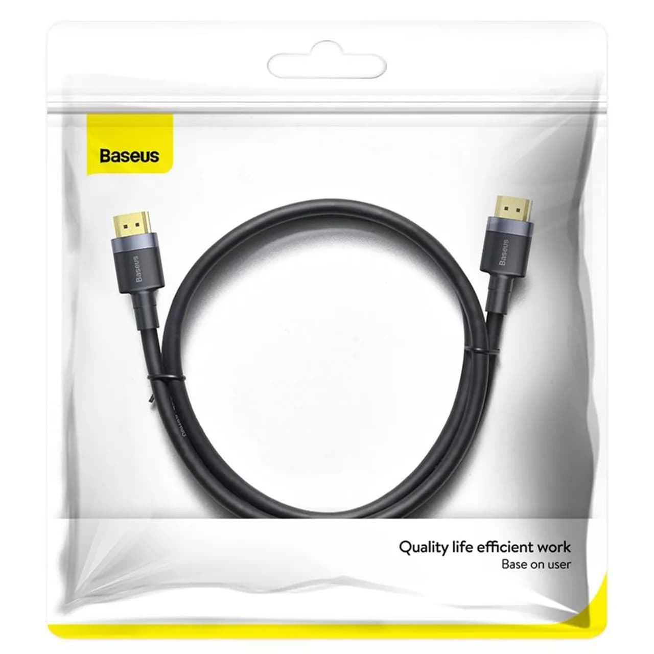 کابل 4K HDMI بیسوس مدل CADKLF-E01 طول 1 متر — تصویر ۵
