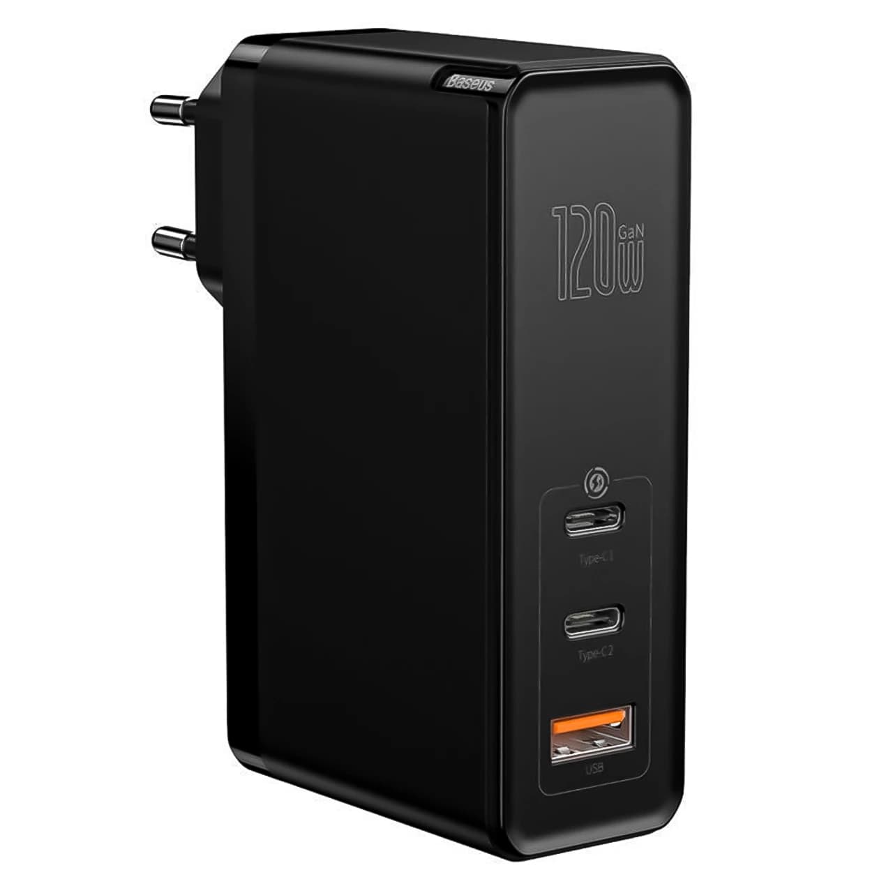 شارژر دیواری بیسوس مدل CCGAN-J01 با توان خروجی 120 وات به همراه کابل