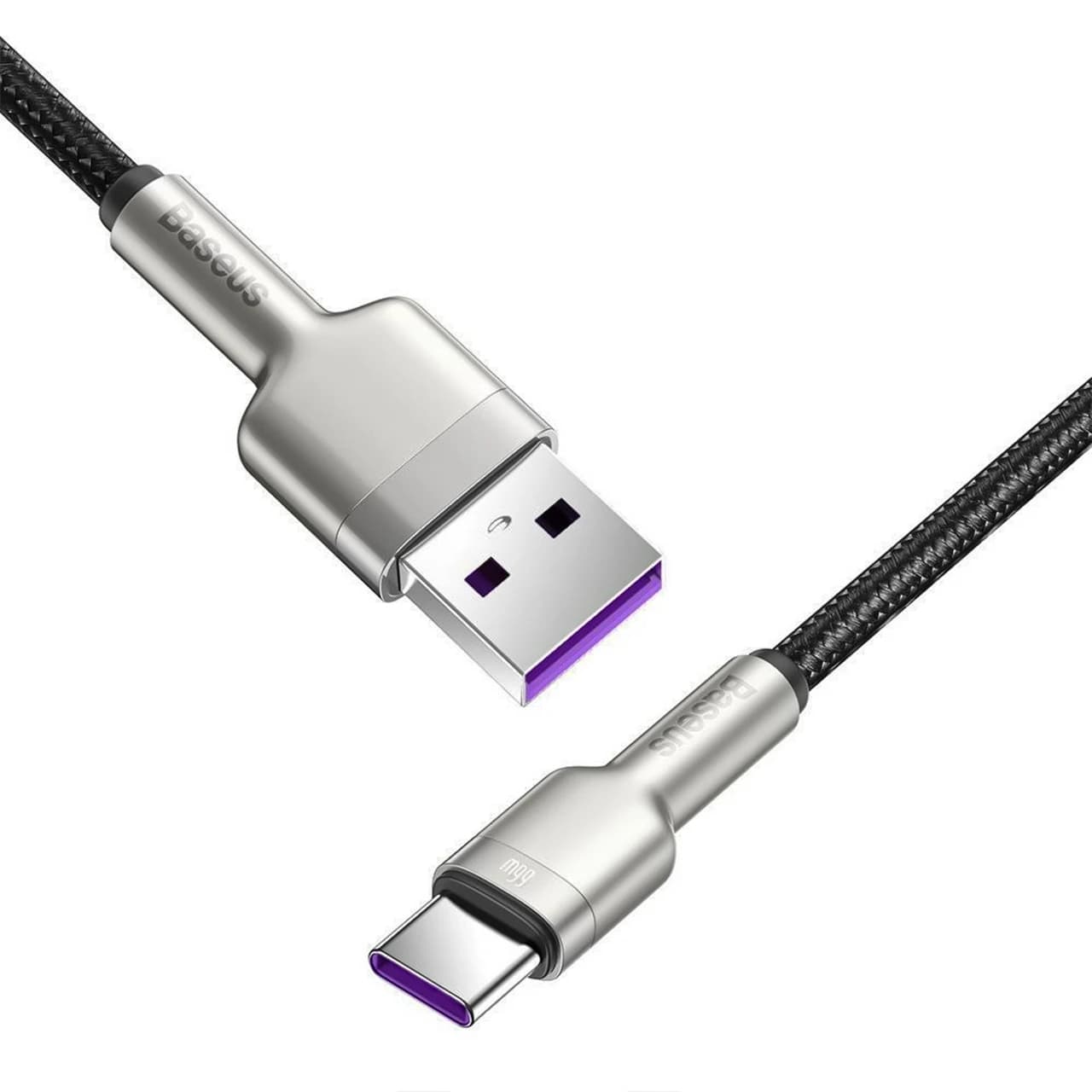 کابل تبدیل USB به تایپ سی بیسوس مدل CAKF با طول 25 سانتی متر و توان 66 وات — تصویر ۲