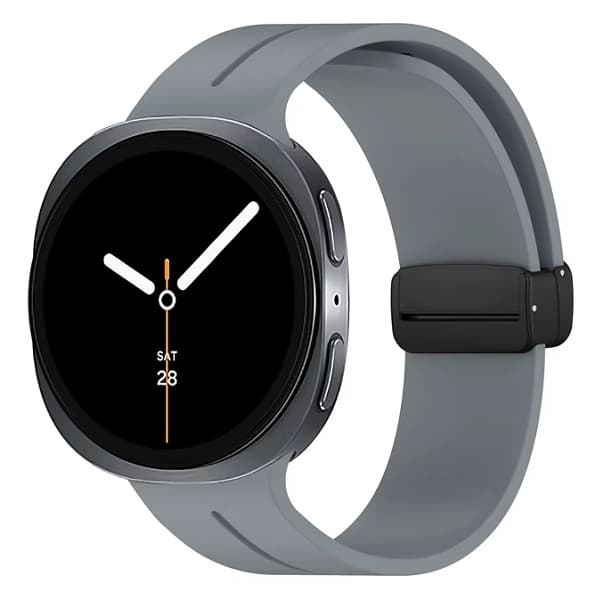 بند سیلیکونی ساعت سامسونگ گلکسی Watch 9 مدل Magnetic Buckle — تصویر ۳