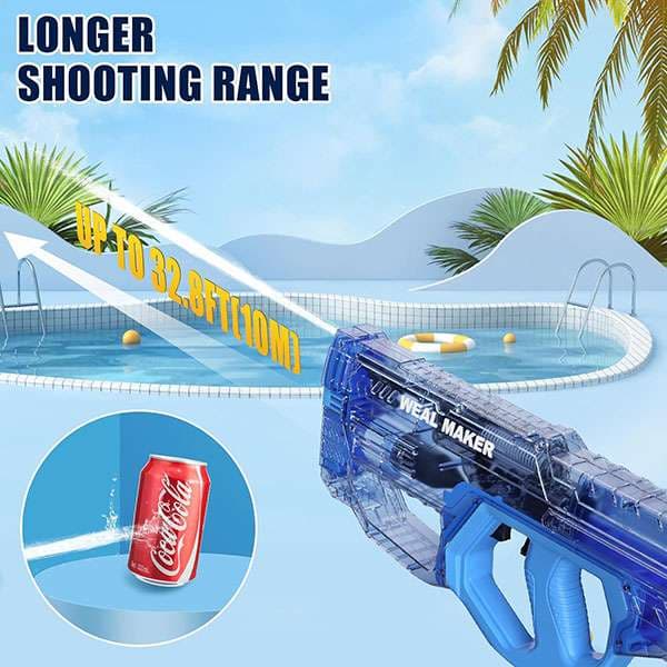 اسباب بازی تفنگ آب پاش حرفه ای سایز بزرگ WEAL MAKER 32FT — تصویر ۳