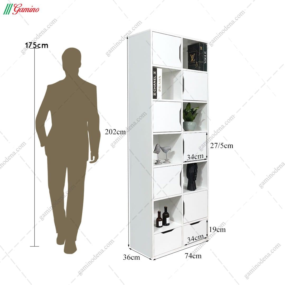 ست میز تحریر و کتابخانه مدرن برنا — تصویر ۶