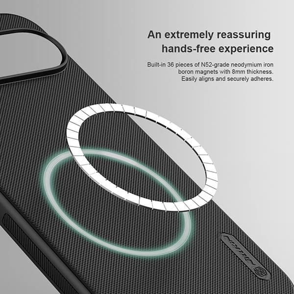 کاور نیلکین Pixel 9 Pro XL مدل Frosted Magnetic — تصویر ۳
