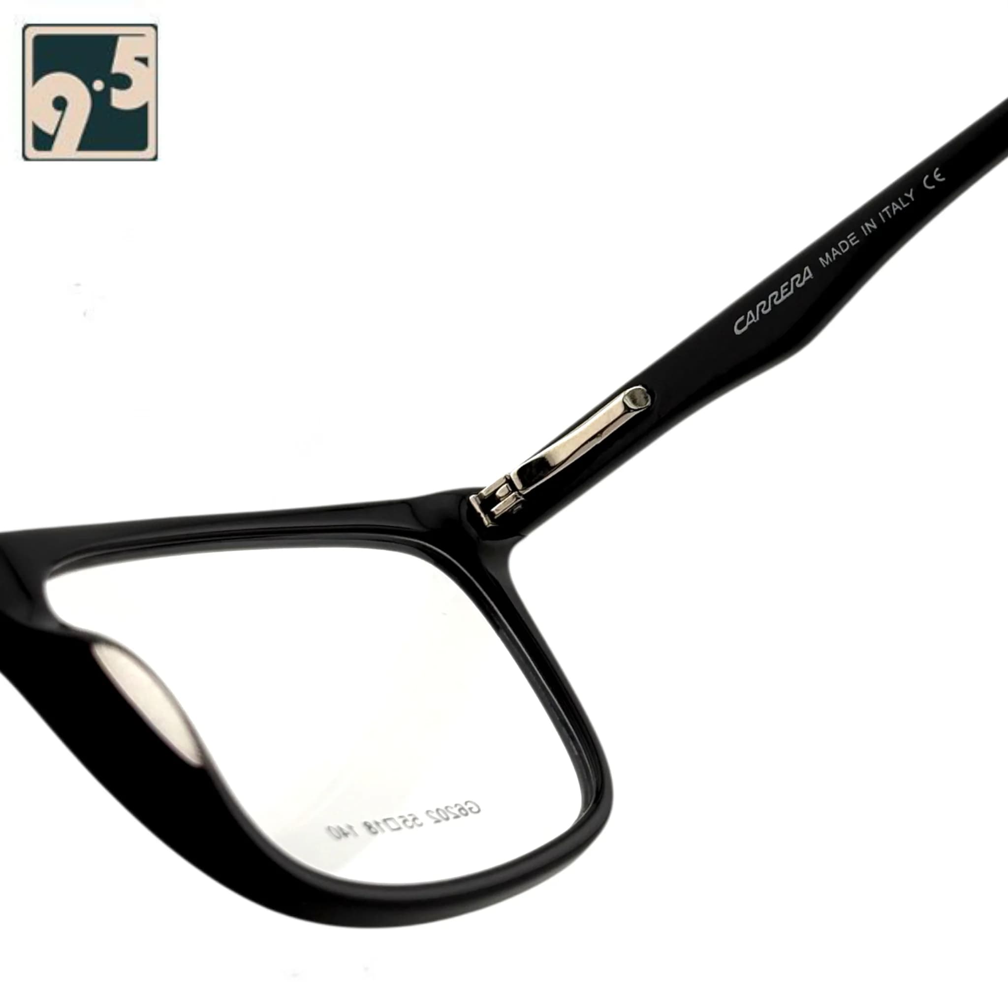 عینک طبی مستطیل کررا مشکی CARRERA — تصویر ۵