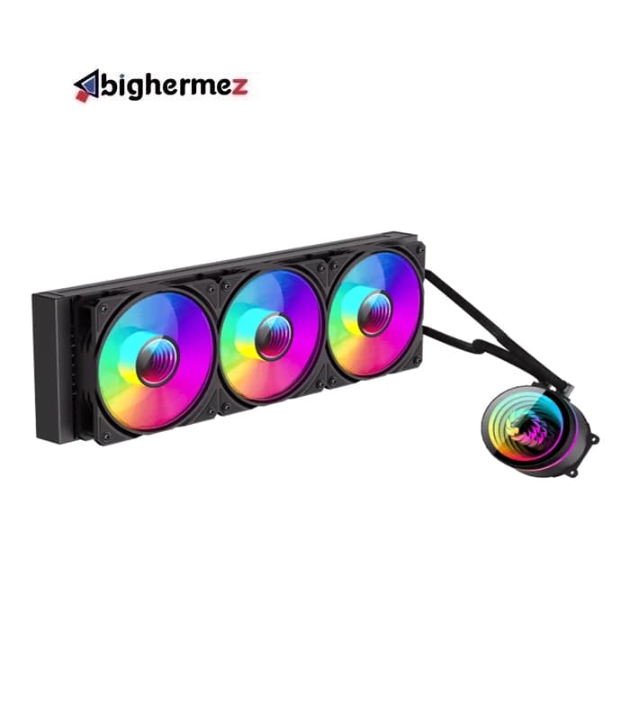 خنک کننده مایع پردازنده گیم مکس مدل IceBurg 360 Infinity Black — تصویر ۴