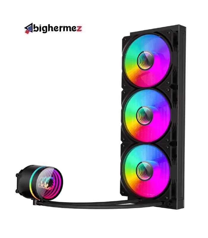 خنک کننده مایع پردازنده گیم مکس مدل IceBurg 360 Infinity Black — تصویر ۲