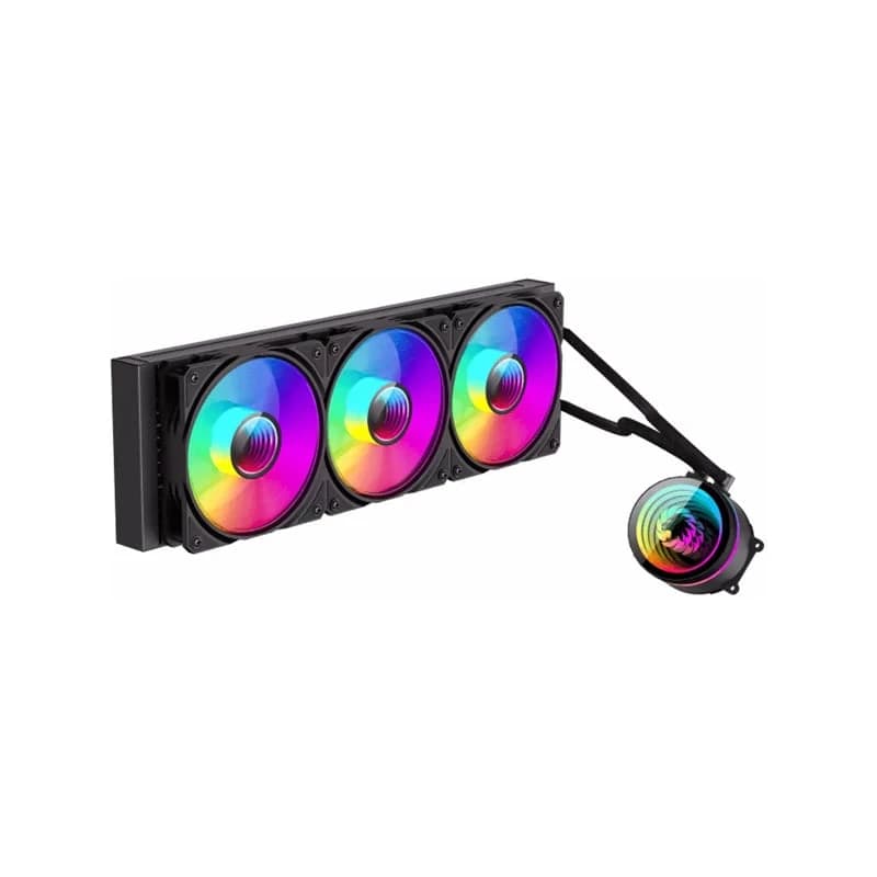 خنک کننده مایع پردازنده گیم مکس مدل IceBurg 360 Infinity Black — تصویر ۶