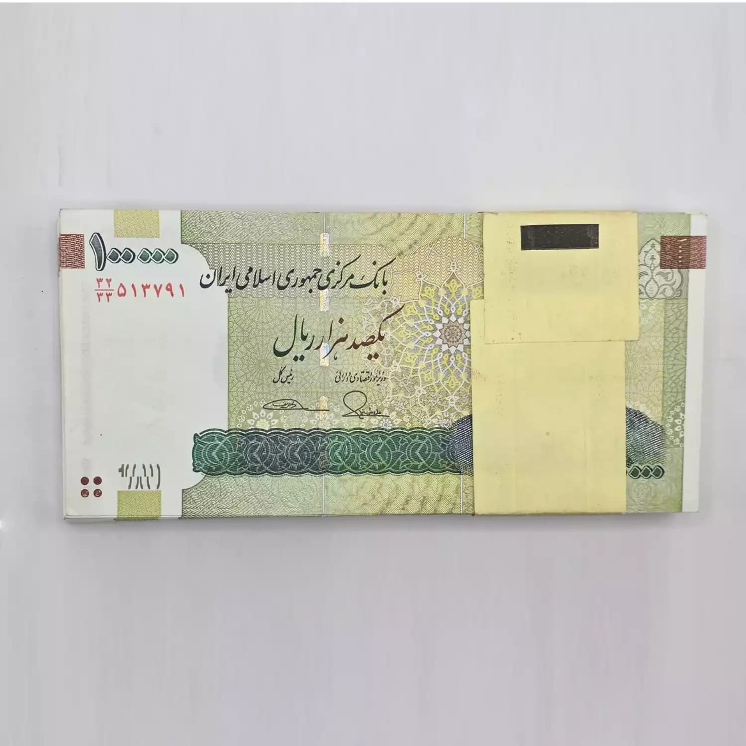 اسکناس 10000 تومانی قدیمی جمهوری طیب نیا سیف – نخ امنیتی نوع 3 – جفت – 32/513791