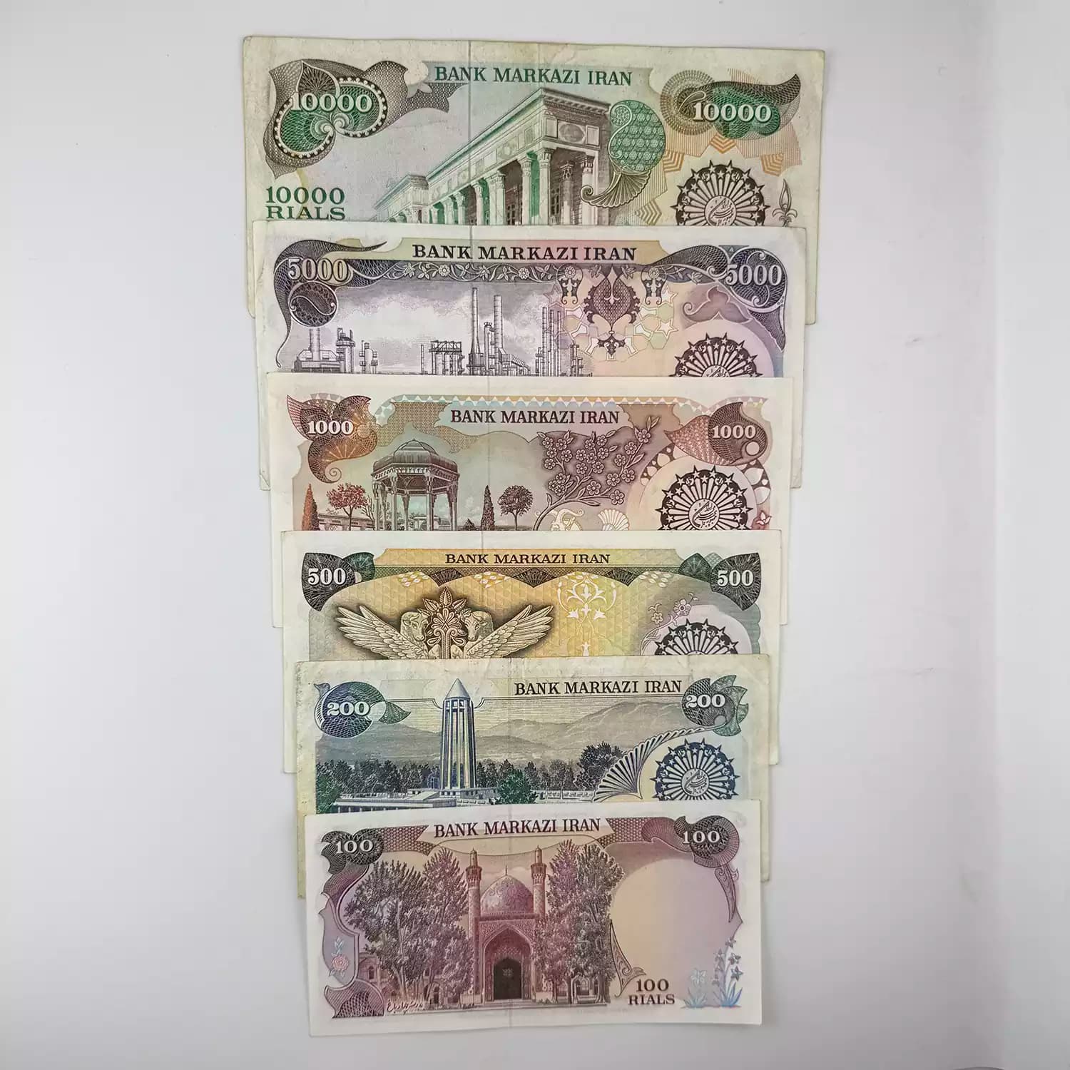 ست اسکناس بارگاهی – 6 برگ – 338716 — تصویر ۲