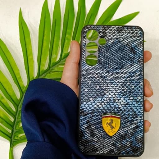 گارد گوشی S23 fe طرح سوسماری رنگ آبی قاب و کاور و محافظ موبایل