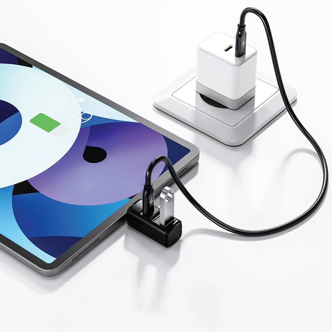 هاب 3 پورت گرین لاین با سر سوکت Type-c مدل Green Lion USB-C 3-In-1 Dock — تصویر ۲