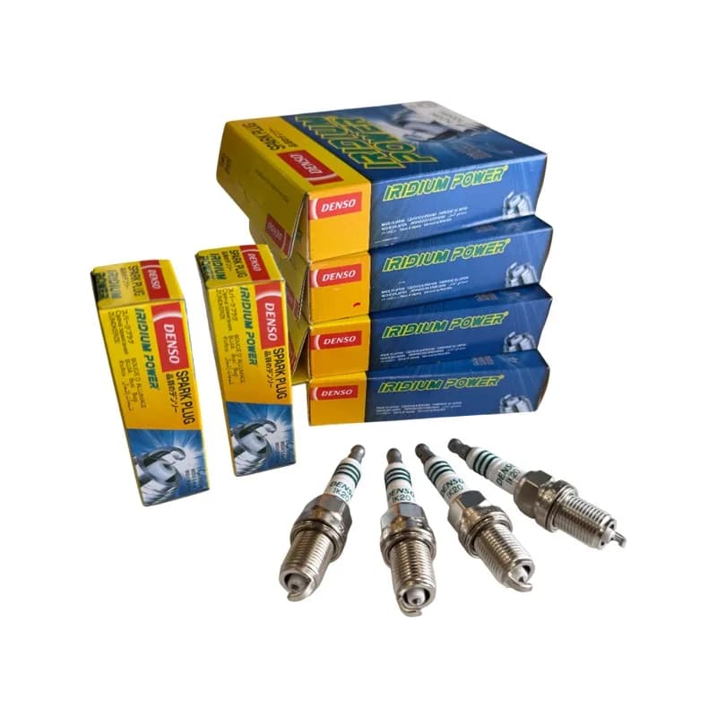 شمع خودرو ایریدیوم سوزنی دنسو مدل POWER_IK20 پایه کوتاه مناسب برای خودرو رنو ساندرو بسته 4 عددی — تصویر ۵