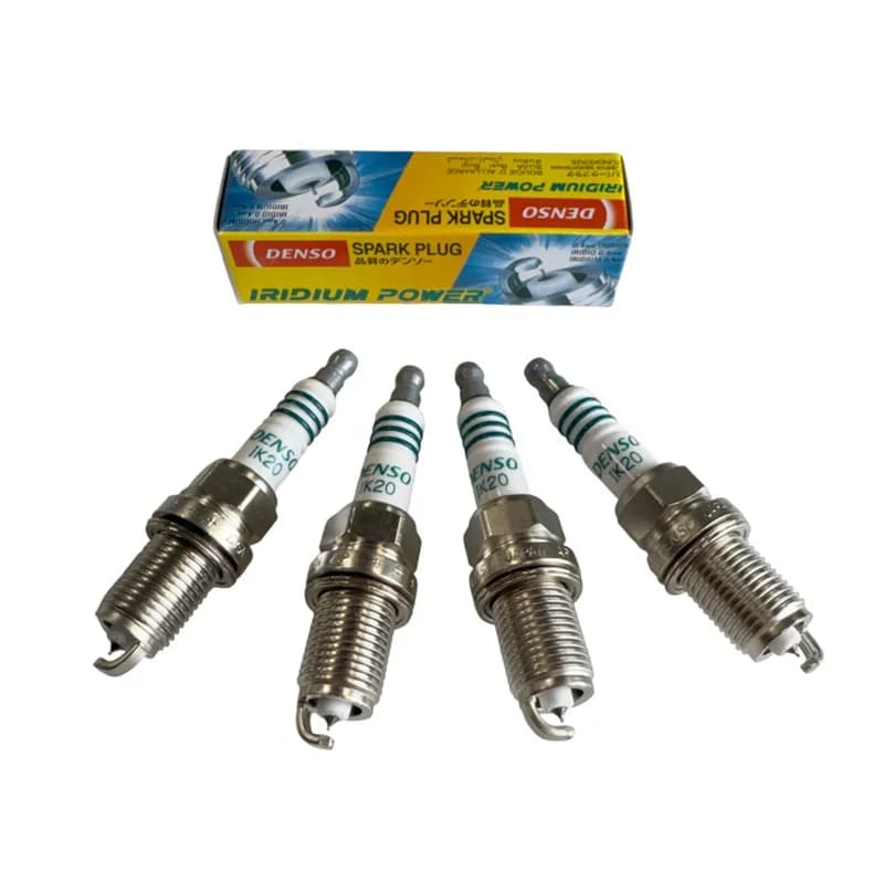 شمع خودرو ایریدیوم سوزنی دنسو مدل POWER_IK20 پایه کوتاه مناسب برای خودرو رنو ساندرو بسته 4 عددی — تصویر ۲