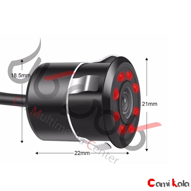 دوربین عقب خودرو مادون قرمز دو حالته Car Camera Rear Infrared — تصویر ۷