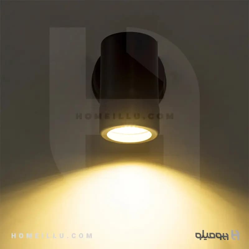 چراغ دیواری استوانه کوچک یک طرفه سرپیچ NSP32 GU10 — تصویر ۵