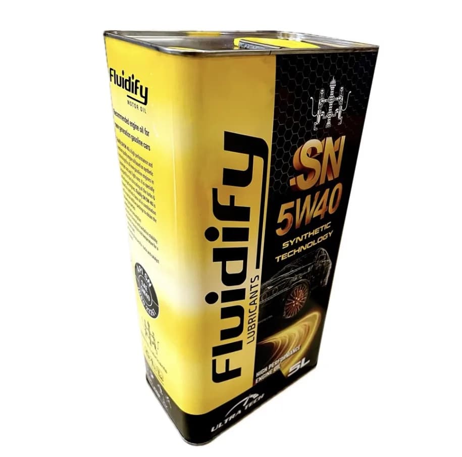 روغن موتور خودرو بنزینی فلو دی فای مدل 5w40 SN 5W-40 حجم 5 لیتر — تصویر ۲