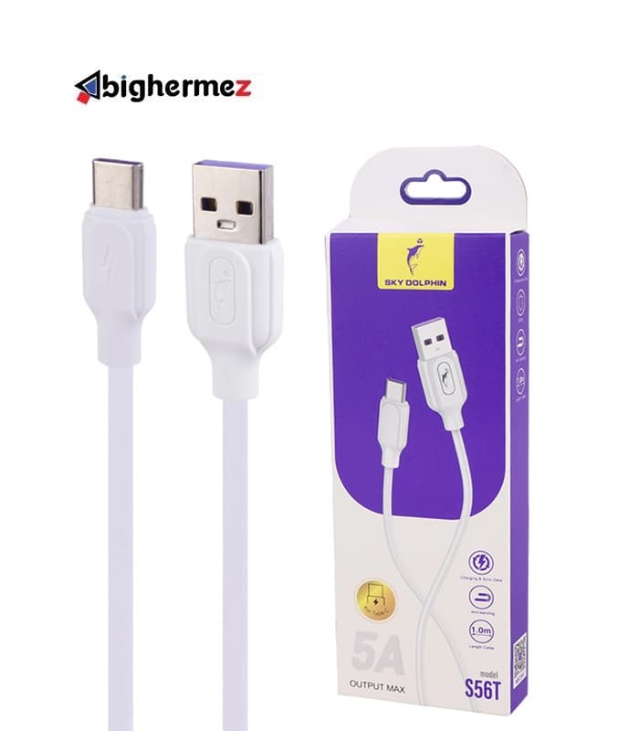 کابل شارژ TYPE-C اسکای دلفین مدل S56T — تصویر ۲