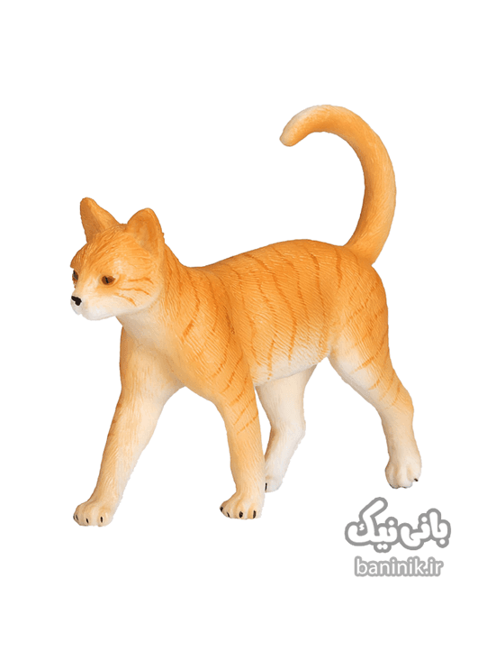فیگور موجو سری گربه تابی Mojo Ginger Tabby Cat Figure — تصویر ۴