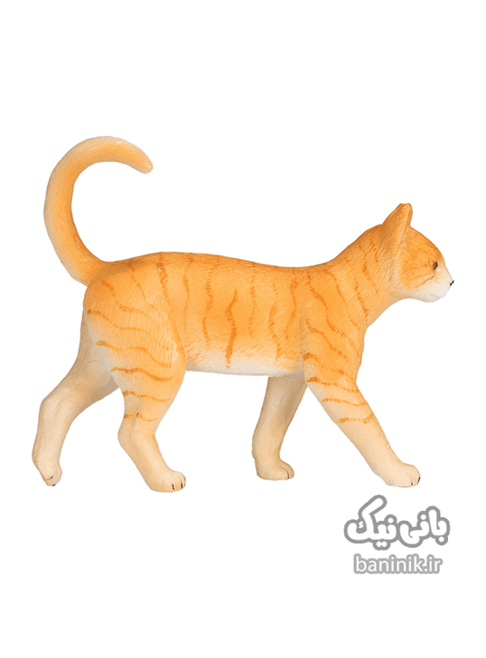 فیگور موجو سری گربه تابی Mojo Ginger Tabby Cat Figure — تصویر ۲