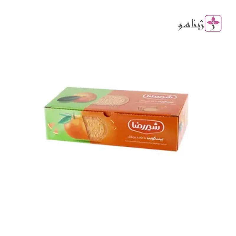 بیسکویت با طعم پرتقال شیررضا – 600 گرم — تصویر ۲