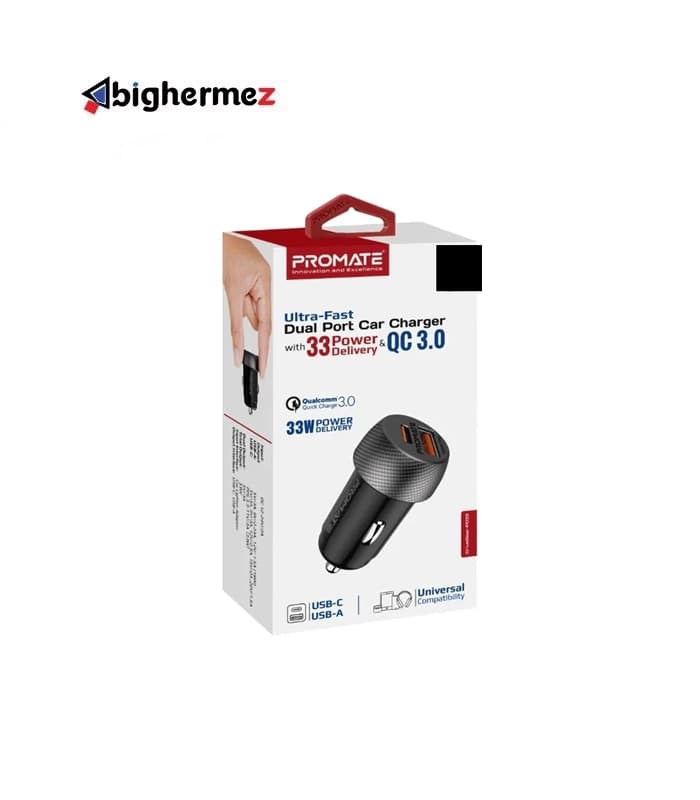 شارژر فندکی 33W پرومیت مدل DRIVEGEAR-PD33 — تصویر ۲