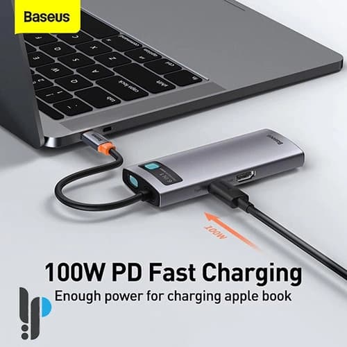 هاب 6 پورت USB-C بیسوس مدل Baseus Cahub-CW0G — تصویر ۴