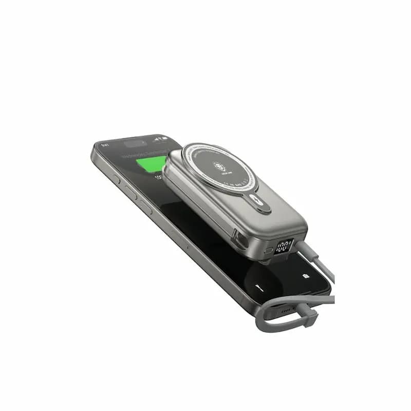 پاوربانک گرین لاین مدل مگ سیف موناکو گریپ | Green Monaco Grip 10000mAh PowerBank — تصویر ۵