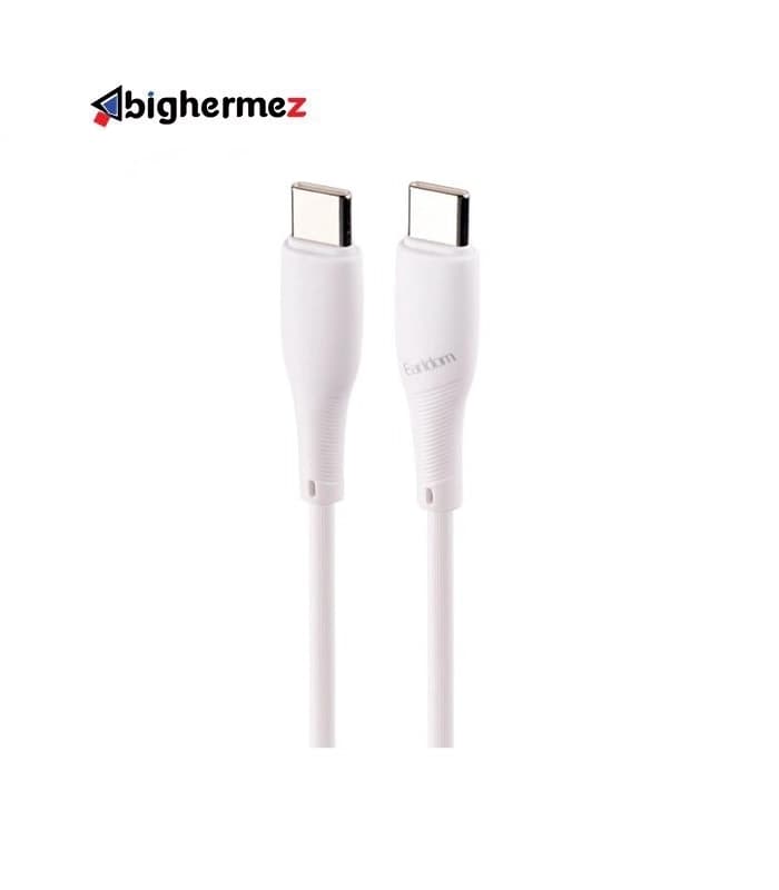 کابل شارژ دوسر TYPE-C ارلدام مدل EC163