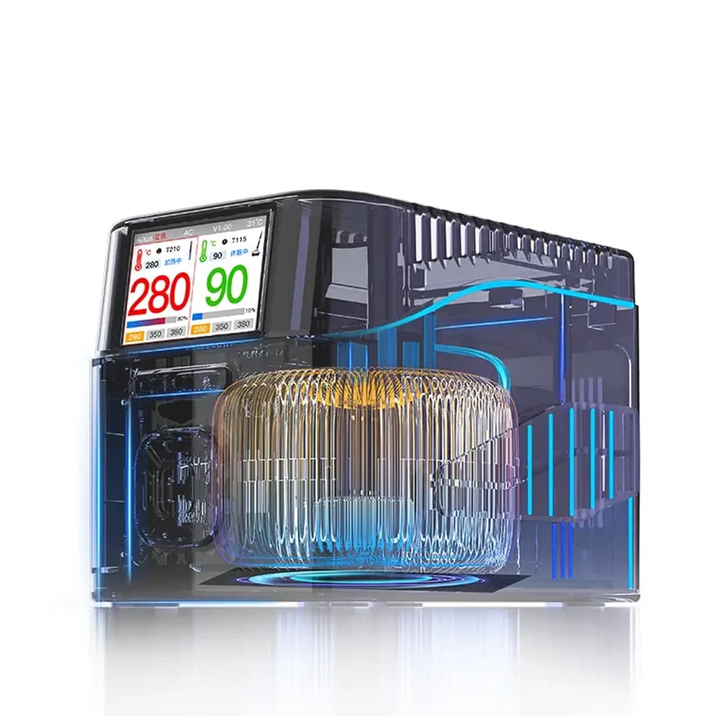 هویه دوقلو و سه دسته Aixun T420D — تصویر ۴