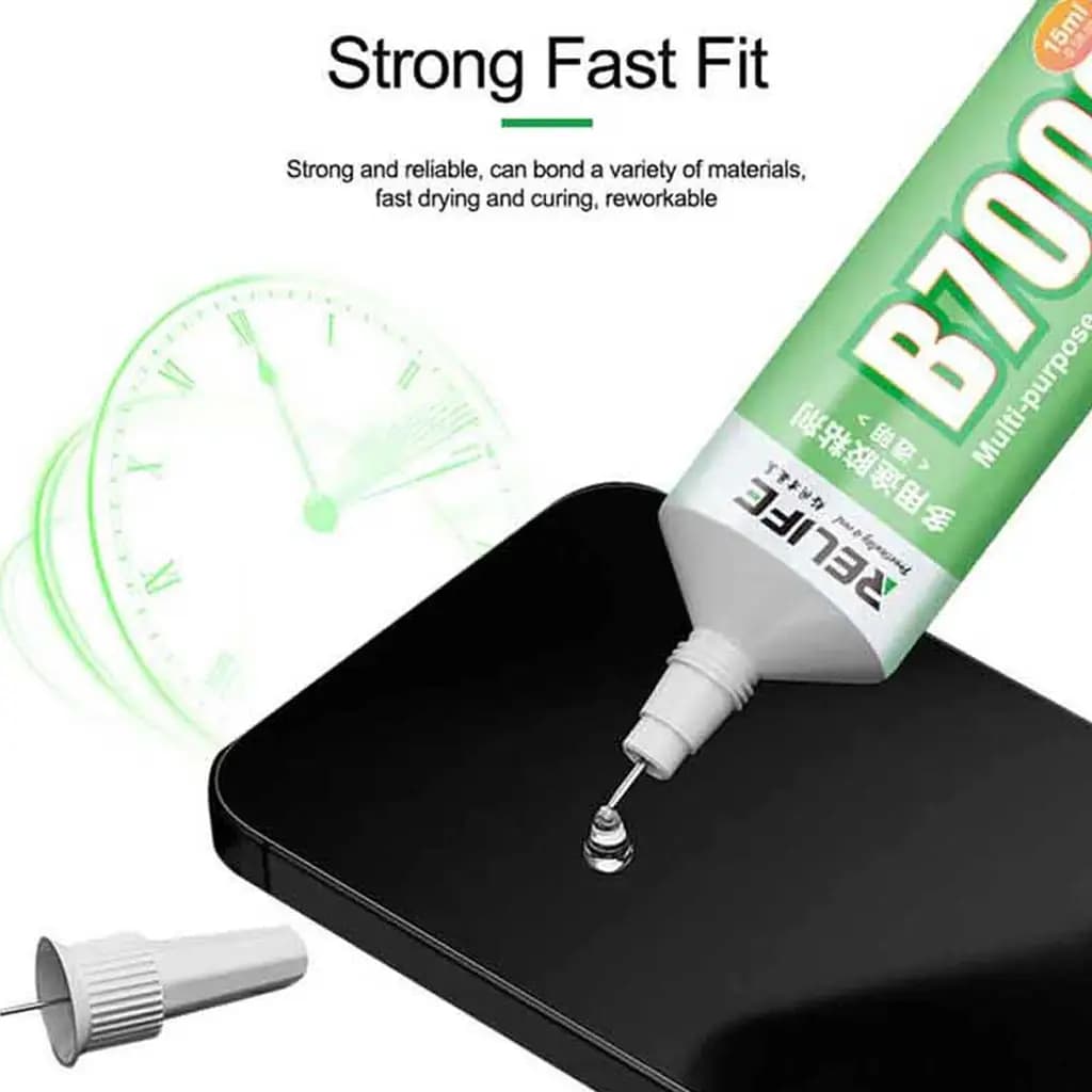 چسب بی رنگ Relife B7000 حجم 15 میلیلیتر — تصویر ۳