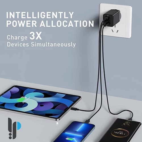شارژر دیواری ۶۵ واتی بیسوس مدل Baseus GaN2 Pro Quick Charger 2C+U CCGAN2P — تصویر ۳