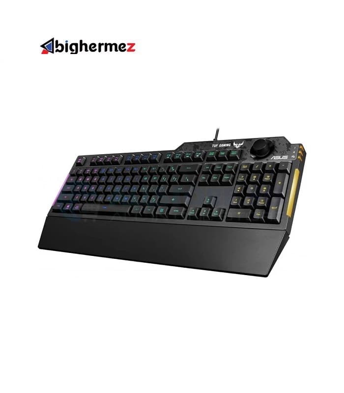 کیبورد باسیم مخصوص بازی ایسوس مدل TUF K1 RGB — تصویر ۲