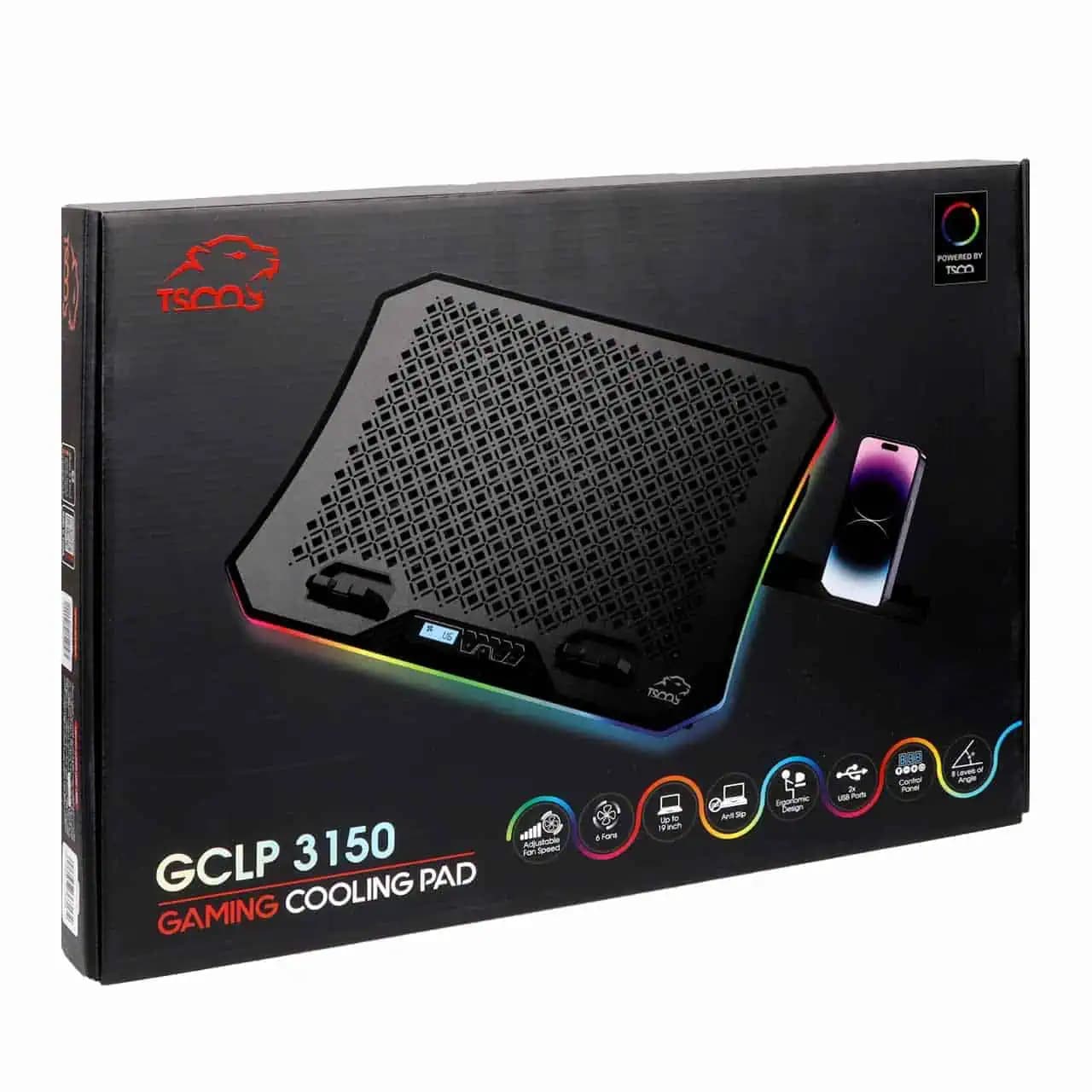 پایه خنک کننده لپ تاپ گیمینگ تسکو مدل GCLP 3150 — تصویر ۷