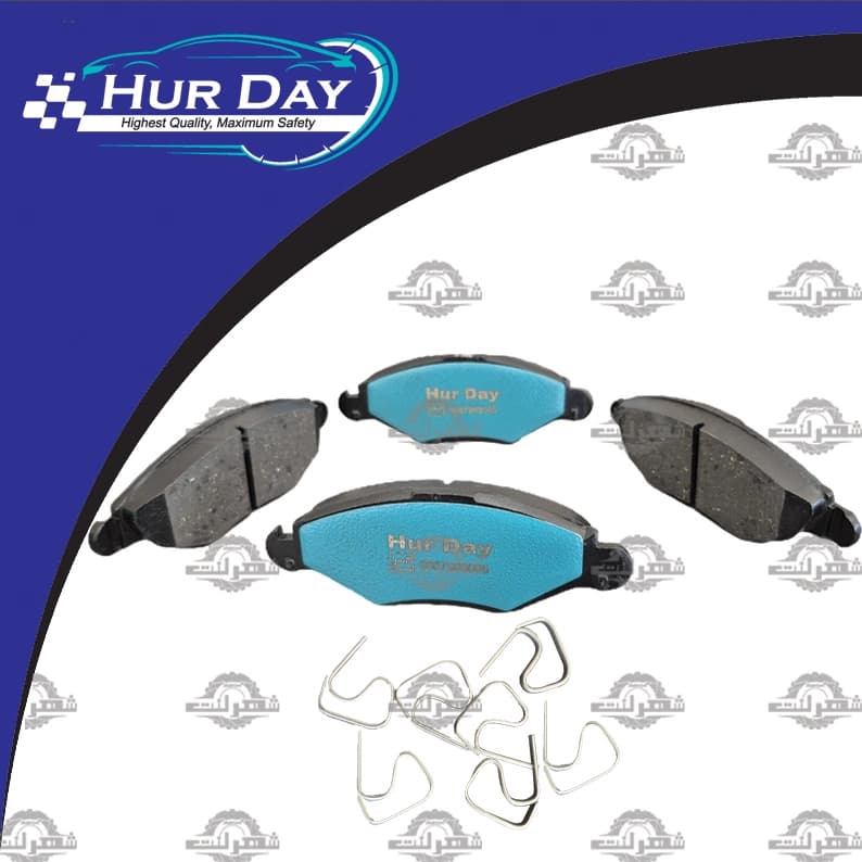 لنت ترمز جلو پژو 206 صندوقدار V20 مدل 1386-1392 هوردی (HurDay) — تصویر ۲