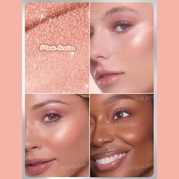 هایلایتر استیکی شیگلم، مدل Buttery Bling رنگ PINK SATIN — تصویر ۲