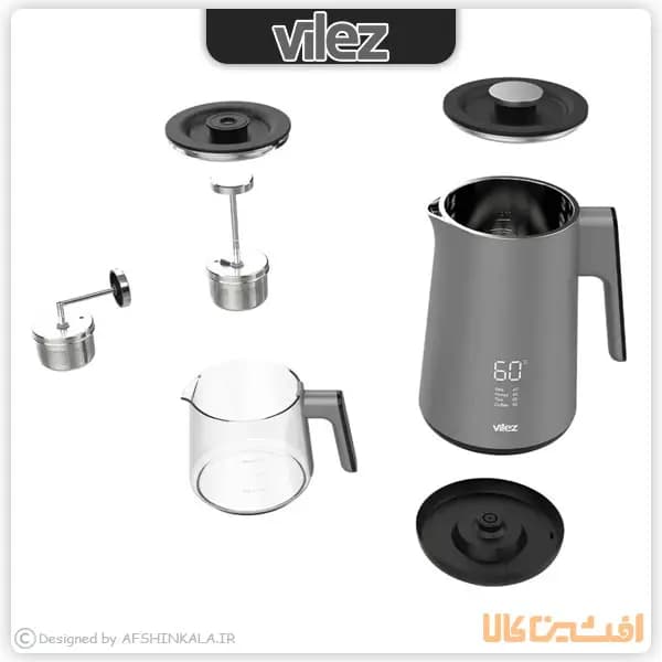 چای ساز روهمی ویلز مدل VL-5021 رنگ طوسی — تصویر ۲