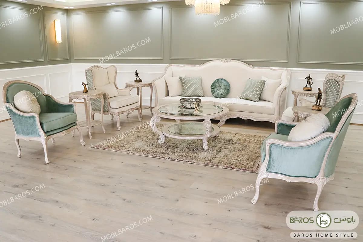 مبل کلاسیک ۷ نفره ساوین — تصویر ۵