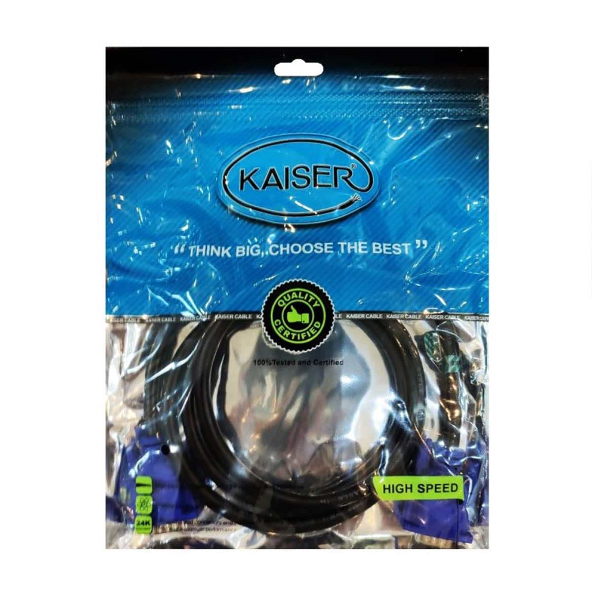 کابل VGA کایزر 3 متری برند KAISER