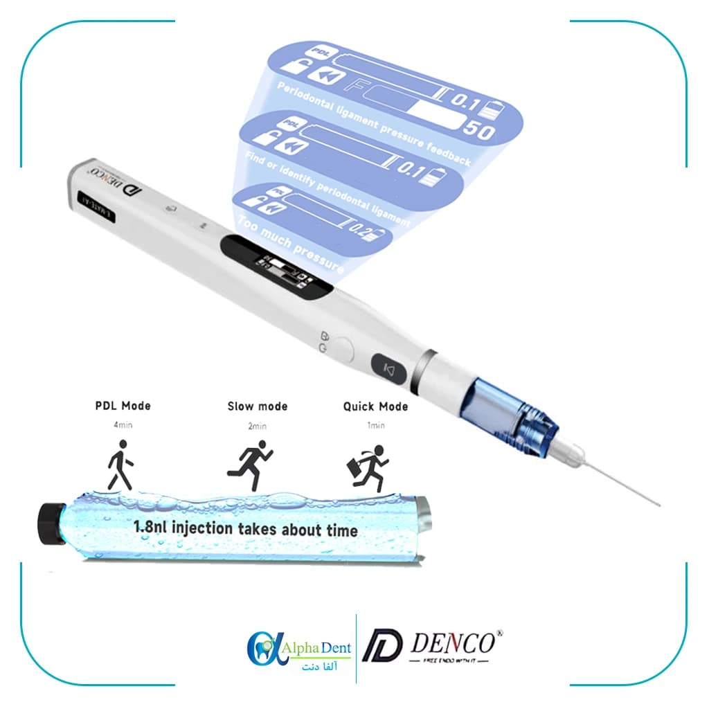 دستگاه تزریق بی حسی هوشمند دنکو E-MATE AI Denco — تصویر ۲
