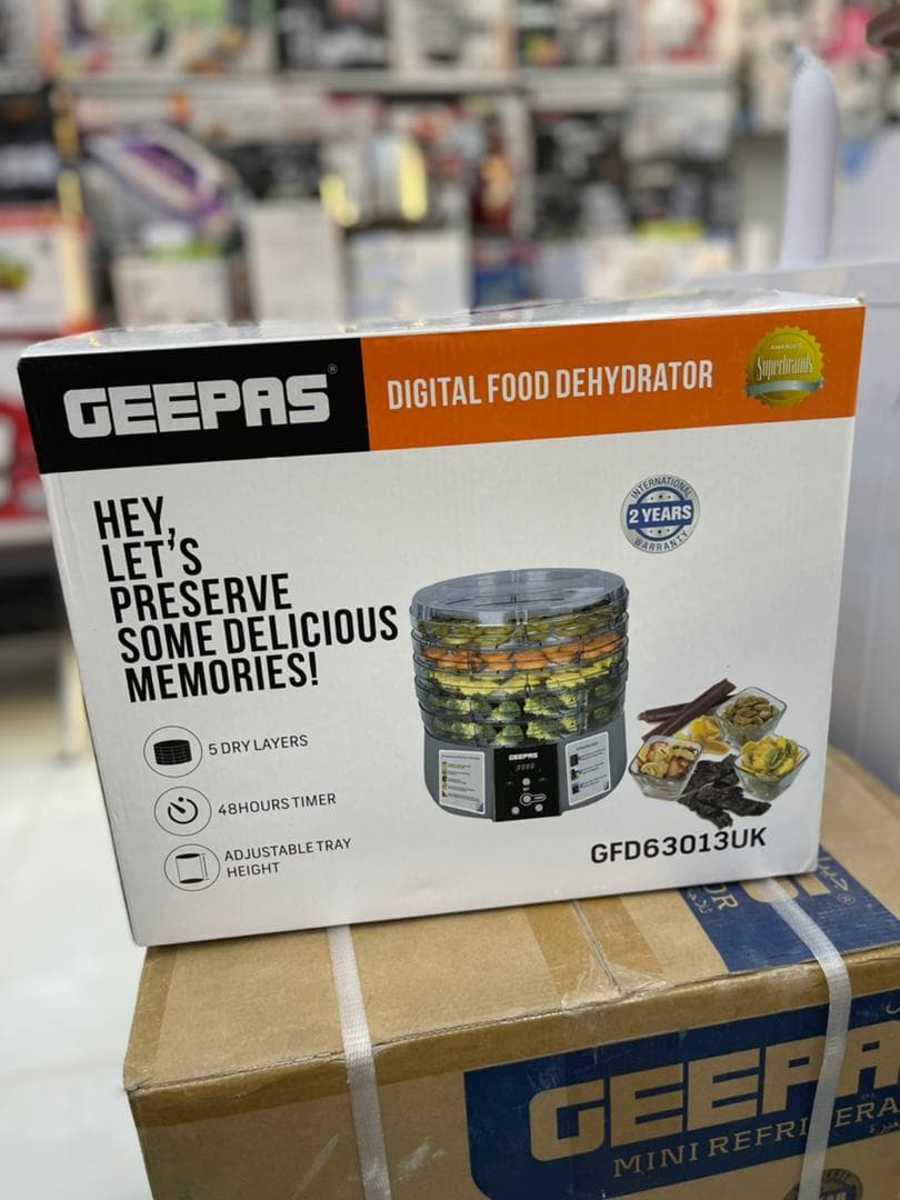 میوه خشک کن دیجیتال جیپاس مدل GFD63013UK — تصویر ۴