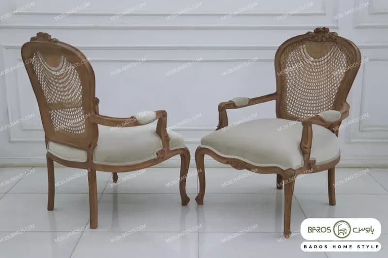 مبل تکنفره کلاسیک مرجان کد ۳