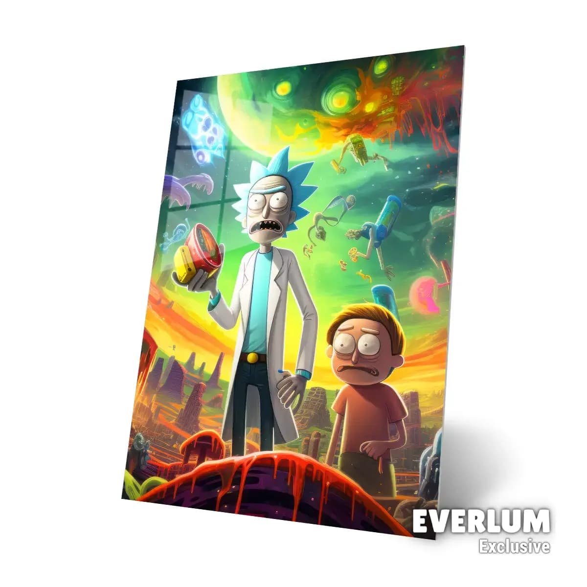متال پوستر سریال Rick and Morty کد N201 — تصویر ۳