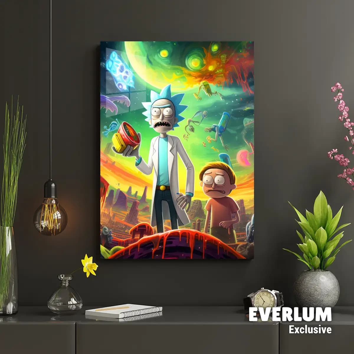متال پوستر سریال Rick and Morty کد N201 — تصویر ۲