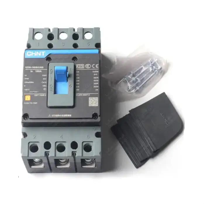 کلید اتوماتیک 1250 آمپر قابل تنظیم حرارتی- مغناطیسی (70KA) NXMS-1250H/3300 چینت — تصویر ۲