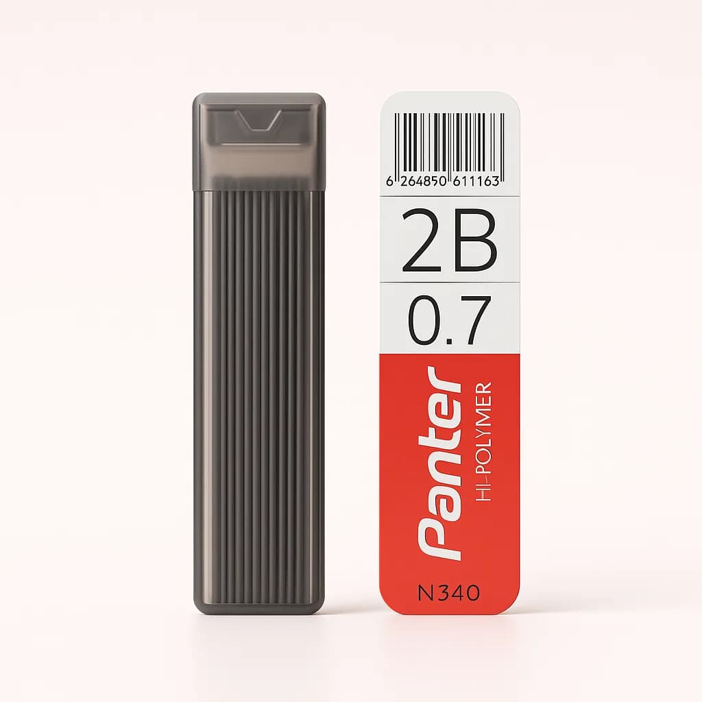 نوک اتود Panter مدل Hi-Polymer 2B – قطر 0.7 میلیمتر — تصویر ۲