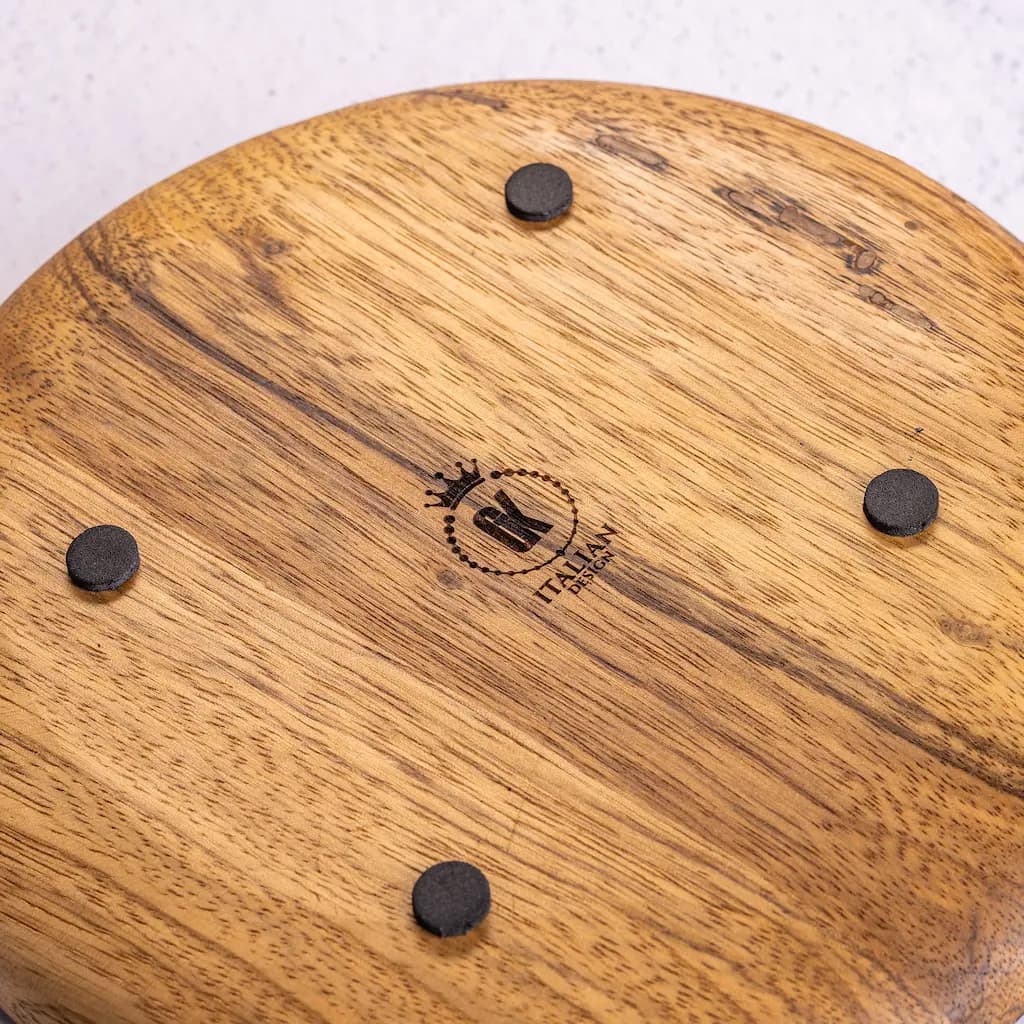 شیرینی خوری گلدکیش مدل باترفلای سایز 2 butterfly wood Goldkish — تصویر ۳