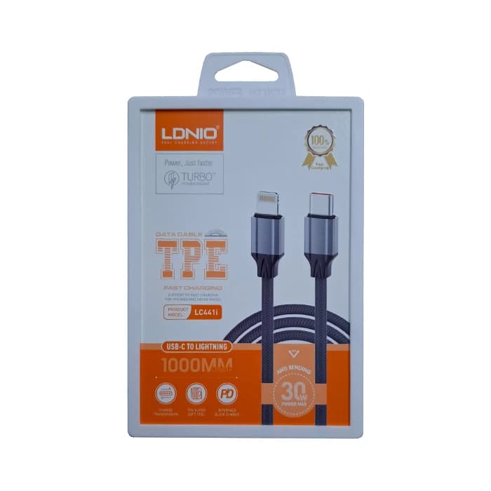 کابل شارژ لایتنینگ الدینیو مدل LC441i — تصویر ۳