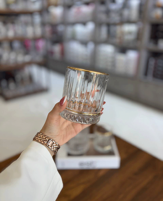 ست ۳ پارچه پارچ و لیوان لب طلایی ROSE HOME — تصویر ۷