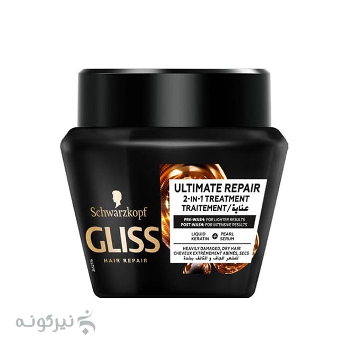 ماسک مو کراتینه گلیس مشکی